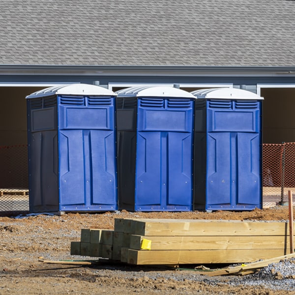 can i customize the exterior of the porta potties with my event logo or branding in Dewey Illinois